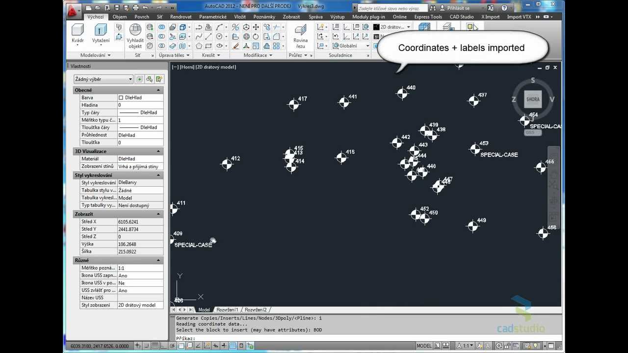 How to import excel data into autocad civil 3d