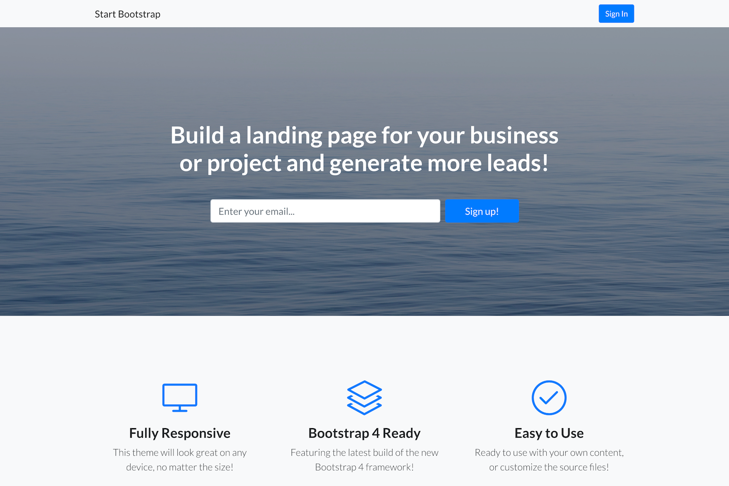 Free bootstrap templates full site free